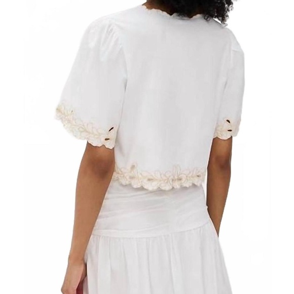 NEW RAILS cataluna top in white NWT SZ L - Picture 3 of 11